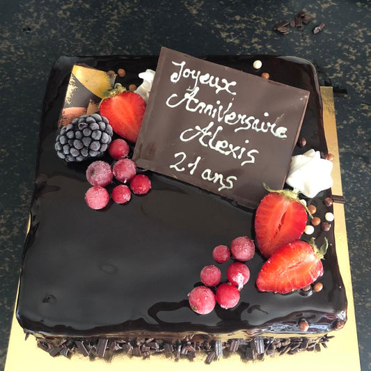 Entremets aux 3 chocolats