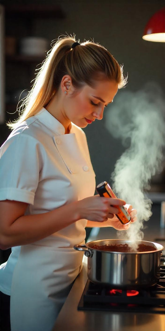 Les thermomètres laser en cuisine professionnelle