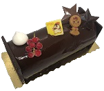 Bûche 3 chocolats