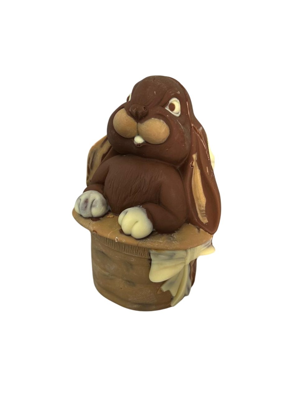 Lapin Malicieux sur son chapeau- Chocolat Artisanal